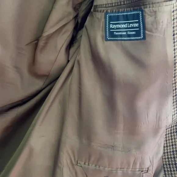 Vintage Burberry Houndstooth Sports Coat - Picture 7 of 11